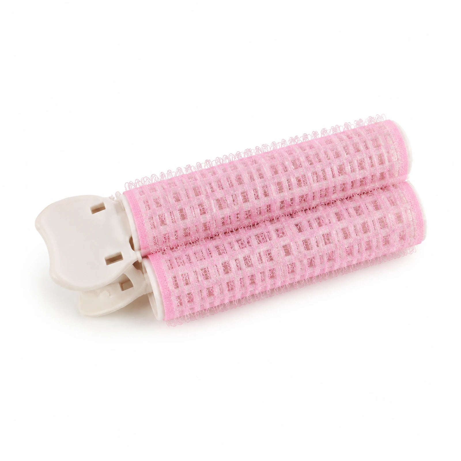 MUSEVA twin-roller root styling clip form on warm ivory with two rollers in one unit.